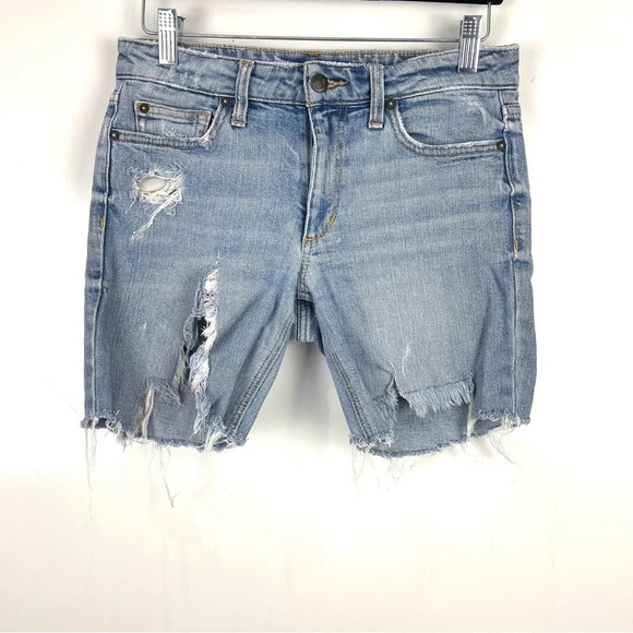 Joe’s Jeans Distressed Denim Cutoff Shorts Size 26 - Picture 1 of 7